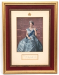 QUEEN ELIZABETH THE QUEEN MOTHER SIGNATURE & PHOTO