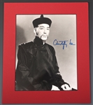 CHRISTOPHER LEE TERROR OF TONGS SIGNED PHOTO