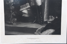 ROYAL CORONATION EDWARD VII SIGNED GEORGE VII ENGRAVING