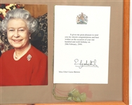 106th BIRTHDAY CARD FROM QUEEN ELIZABETH II 2000