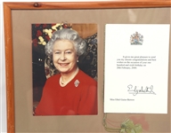 106th BIRTHDAY CARD FROM QUEEN ELIZABETH II 2000