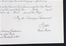QUEEN ELIZABETH II PRINCE HENRY SIGNED ROYAL DOCUMENT