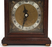 ELLIOT LONDON 8-DAY OAK CADDY TOP MANTEL CLOCK