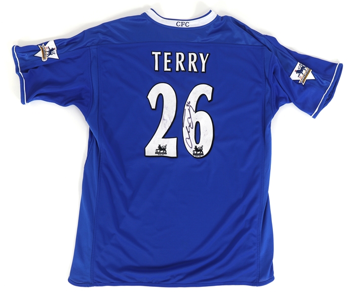 JOHN TERRY SIGNED CHELSEA SOCCER JERSEY