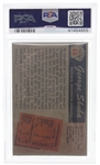 1955 BOWMAN GEORGE SHUBA #66 BASEBALL CARD PSA GRADED