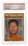 1962 TOPPS MICKEY MANTLE #471 BASEBALL CARD PSA GRADED 