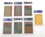 1970 - 1985 JERRY KOOSMAN TOPPS BASEBALL CARDS GRADED