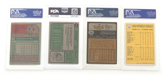 1970 - 1985 JERRY KOOSMAN TOPPS BASEBALL CARDS GRADED