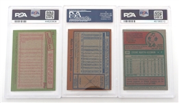 1970 - 1985 JERRY KOOSMAN TOPPS BASEBALL CARDS GRADED