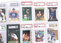 GRADED SPORTS CARDS AND CIGARETTE CARDS