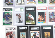 GRADED SPORTS CARDS AND CIGARETTE CARDS