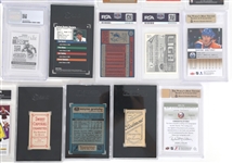 GRADED SPORTS CARDS AND CIGARETTE CARDS