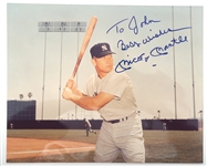 MICKEY MANTLE SIGNED PHOTOGRAPHS 