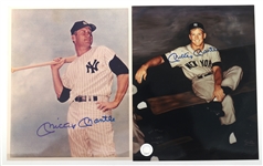 MICKEY MANTLE SIGNED PHOTOGRAPHS 