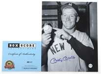 MICKEY MANTLE SIGNED PHOTOGRAPHS 