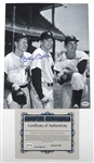 BASEBALL STAR AUTOGRAPHS - MANTLE, DIMAGGIO, & MORE