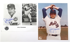 BASEBALL PLAYER JERRY KOOSMAN AUTOGRAPHS
