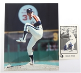 BASEBALL AUTOGRAPHS - RYAN, DIMAGGIO, MUSIAL 