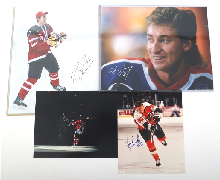 HOCKEY AUTOGRAPHS - MCDAVID, PANARIN, HINDROS