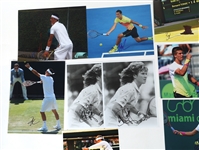 TENNIS AUTOGRAPHS - MURRAY, GRAF, TOMIC 