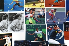 TENNIS AUTOGRAPHS - MURRAY, GRAF, TOMIC 