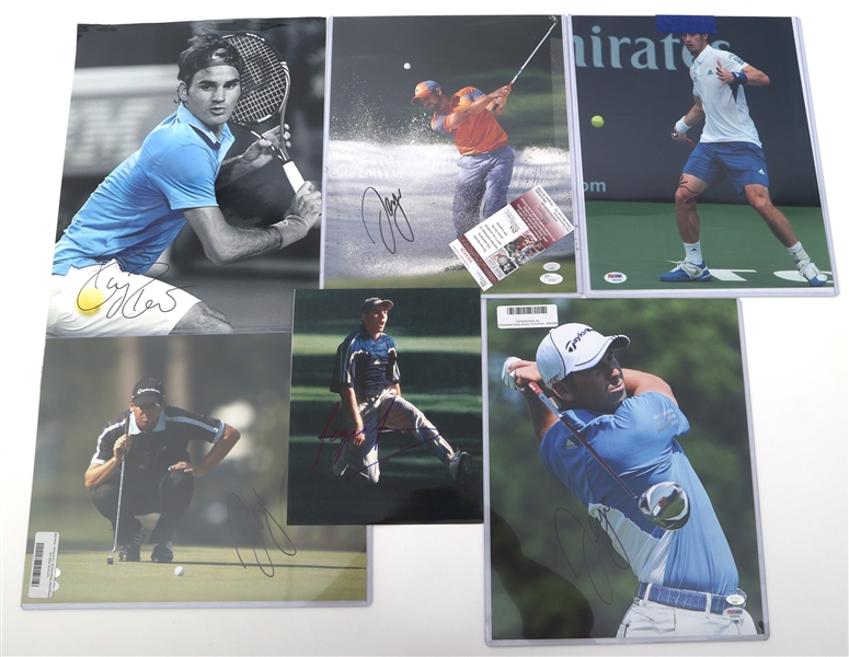 TENNIS & GOLF STAR AUTOGRAPHS