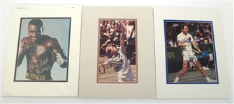 ATHLETE AUTOGRAPHS - TENNIS, BOXING, CYCLING, & MORE
