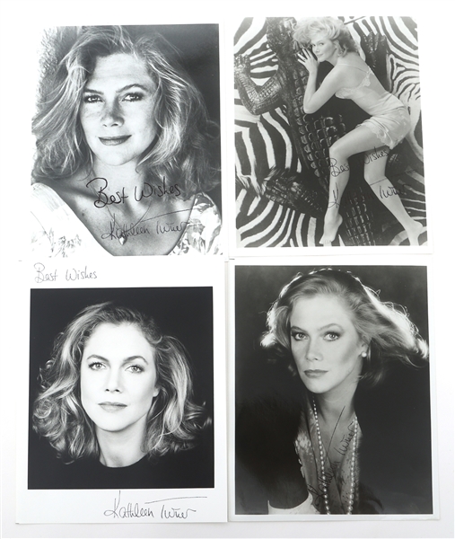 KATHLEEN TURNER SIGNED PHOTOGRAPHS 
