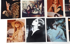 BARBRA STREISAND SIGNED PHOTOS AND MANUSCRIPT