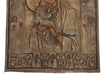 RUSSIAN ORTHODOX VLADIMIRSKAYA ICON WITH RIZA 