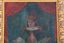 20TH C. MEXICAN RETABLO OF THE HOLY INFANT OF ATOCHA 