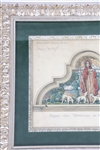 WATERCOLOR ON PAPER STAINED GLASS WINDOW DESIGNS