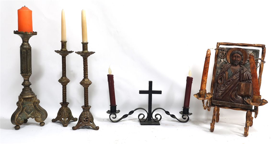 LITURGICAL CANDLESTICKS & DECOR 