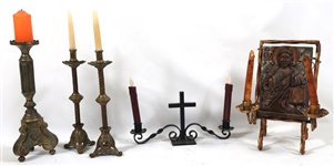 LITURGICAL CANDLESTICKS & DECOR 