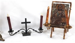 LITURGICAL CANDLESTICKS & DECOR 