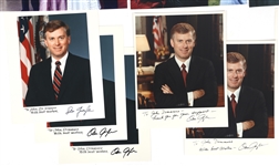 US PRESIDENT GEORGE H W BUSH VP & FIRST LADY AUTOGRAPHS