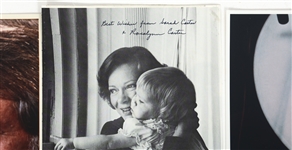 US PRESIDENT JIMMY CARTER & FIRST LADY AUTOGRAPHS