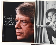 US PRESIDENT JIMMY CARTER & FIRST LADY AUTOGRAPHS