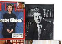 US PRESIDENT BILL CLINTON & HILLARY CLINTON AUTOGRAPHS