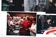 UK PRIME MINISTER MARGARET THATCHER AUTOGRAPHED PHOTOS