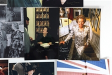 UK PRIME MINISTER MARGARET THATCHER AUTOGRAPHED PHOTOS