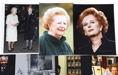 UK PRIME MINISTER MARGARET THATCHER AUTOGRAPHED PHOTOS