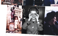 UK PRIME MINISTER MARGARET THATCHER AUTOGRAPHED PHOTOS
