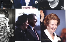 UK PRIME MINISTER MARGARET THATCHER AUTOGRAPHED PHOTOS