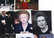 UK PRIME MINISTER MARGARET THATCHER AUTOGRAPHED PHOTOS