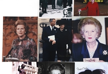 UK PRIME MINISTER MARGARET THATCHER AUTOGRAPHED PHOTOS
