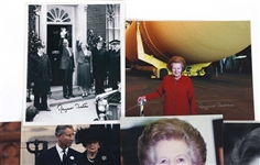 UK PRIME MINISTER MARGARET THATCHER AUTOGRAPHED PHOTOS