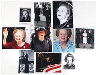 UK PRIME MINISTER MARGARET THATCHER AUTOGRAPHED PHOTOS