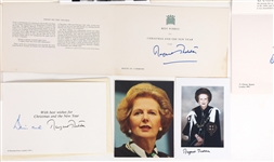 UK PRIME MINISTER MARGARET THATCHER & FAMILY AUTOGRAPHS