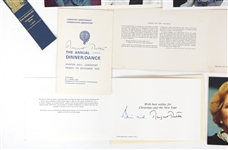 UK PRIME MINISTER MARGARET THATCHER & FAMILY AUTOGRAPHS